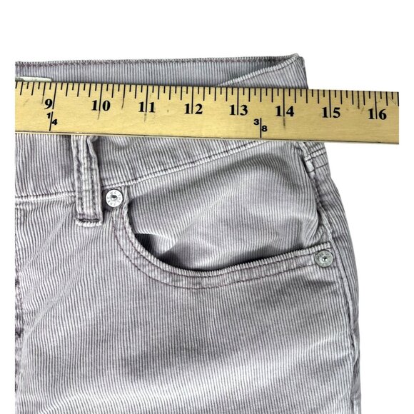 Free People We The Free Sun Chaser Skinny Corduroy Button-Fly Pants Lavender 29 - Picture 13 of 16